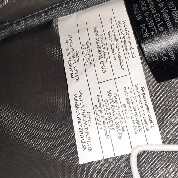 Kenneth Cole Reaction R-Tech Laptop Bag Briefcase Black Handles & Shoulder Strap - Picture 15 of 16